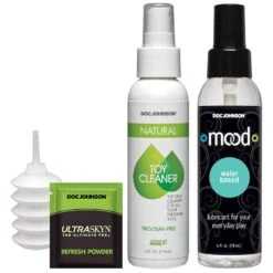 Doc Johnson Vac-U-Lock Dual Density Ultraskyn Dildo Set - Flesh - Vibration 8 Doc Johnson Vac-U-Lock Dual Density Ultraskyn Dildo Set - Flesh - Vibration -Sexspielzeugladen 1053 05 bx