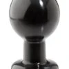 12 X 7 Cm Doc Johnson Round Butt Plug Large Black