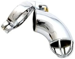 Roestvrij Staal Male Chastity Device - Lancelot Diamond Tube - Stainless Ste. 1er Pack (1