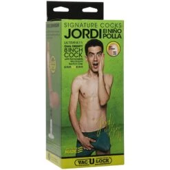 21 X 5,1 Cm Doc Johnson - Signature Cocks Jordi El Niño Polla 8" Cock W/ Suction Cup - Dildo - Flesh -Sexspielzeugladen 8160 14 bx 3