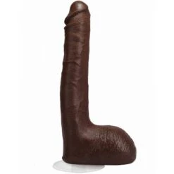 Sexspielzeugladen 25 26,0 X 5,1 Cm Doc Johnson - Signature Cocks Ricky Johnson 10" Cock W/ Suction Cup - Dildo - Brown