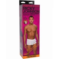 26,0 X 5,1 Cm Doc Johnson - Signature Cocks Ricky Johnson 10" Cock W/ Suction Cup - Dildo - Brown -Sexspielzeugladen 8160 21 bx 3