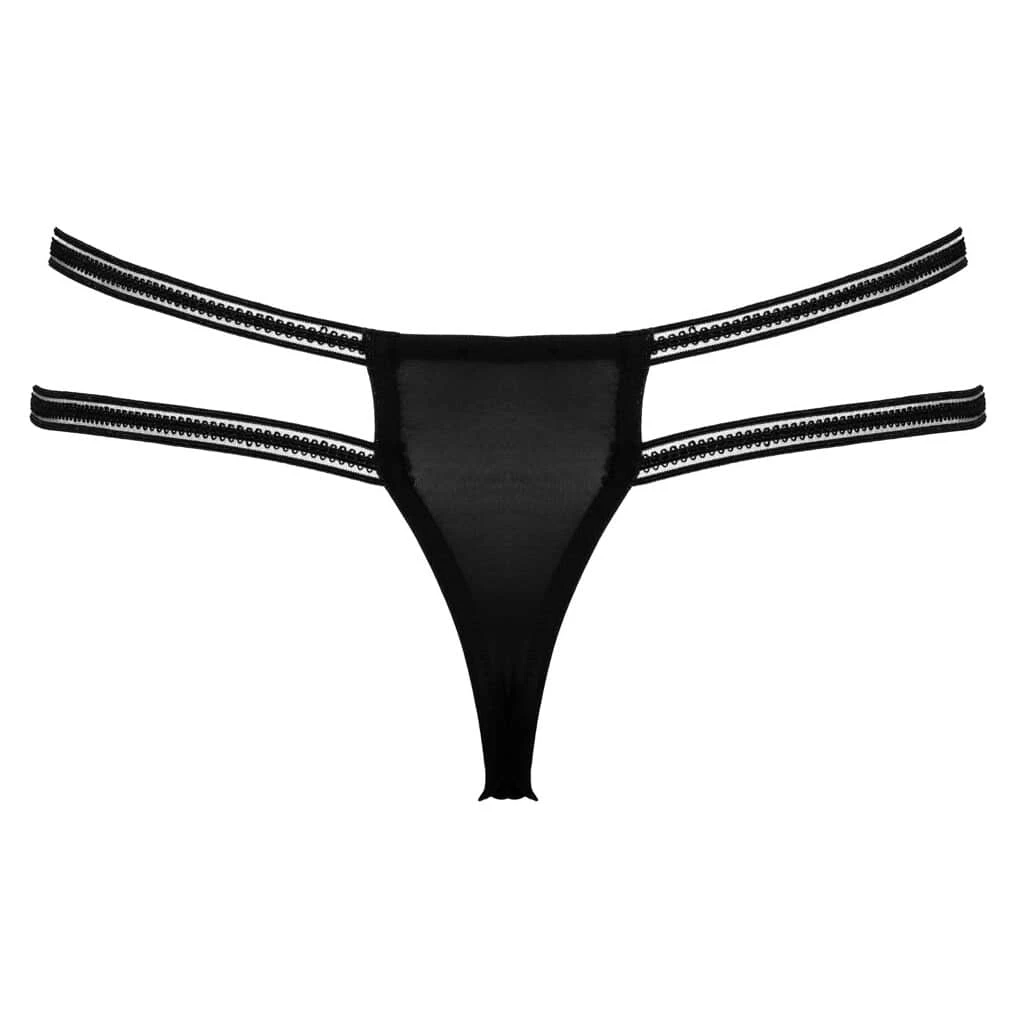Cottelli Collection Crotchless String Mit Doppelbund Und Strass S/M - M/L 7 Cottelli Collection Crotchless String Mit Doppelbund Und Strass S/M - M/L – Bild 7