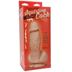 17 X 4,5 Cm Dildo Doc Johnson Squirting Real Cock - Spritzdildo -Sexspielzeugladen doc johnson the amazing squirting realistic cock dildo 0274 00 BX flesh 02