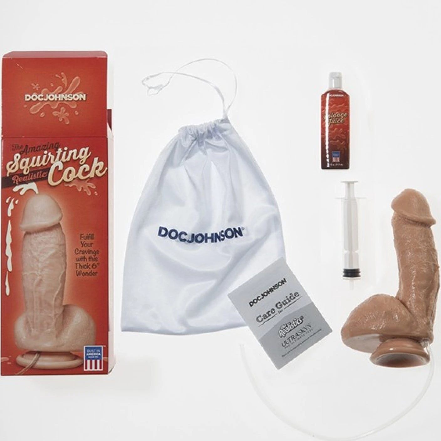 17 X 4,5 Cm Dildo Doc Johnson Squirting Real Cock - Spritzdildo – Bild 2