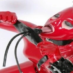 Latex Knebel Mit Atemschlauch Und Schnalle