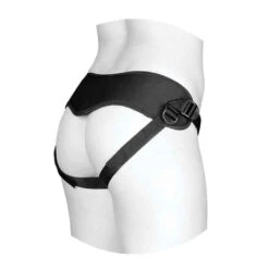 Supreme Harness With Vibrating Plug - Black 7 Supreme Harness With Vibrating Plug - Black -Sexspielzeugladen supreme harness with vibrating plug black4