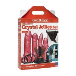 Vibrating Crystal Jellies Set With Wireless Remote Pink -Sexspielzeugladen vibrating crystal jellies set with wireless remote pink5