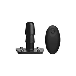 Vibrating Plug With Wireless Remote - Black